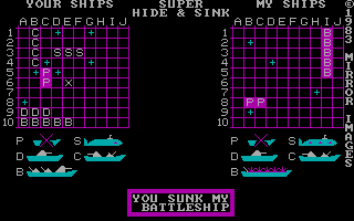 Gameplay of Hide and Sink