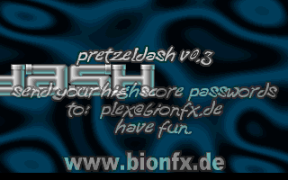 Title screen of PretzelDash