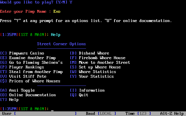 Gameplay of PimpWars