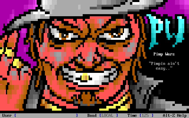 Title screen of PimpWars