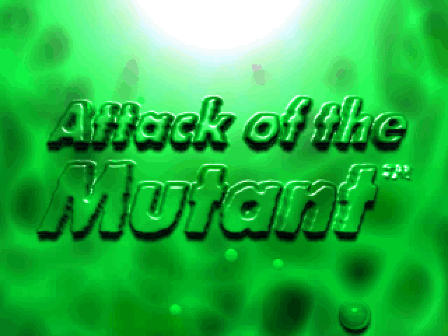 Title screen of Goosebumps: Attack of the Mutant