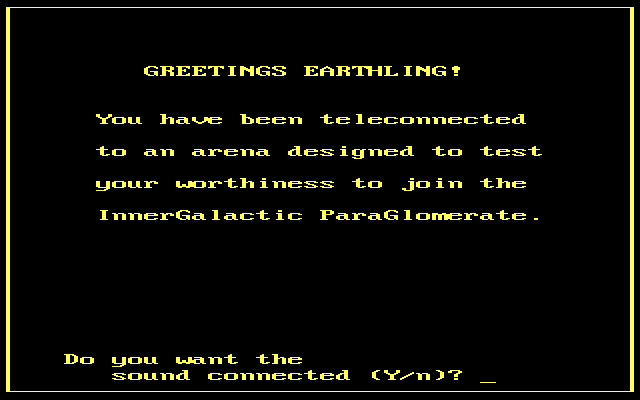 Title screen of AxTrons
