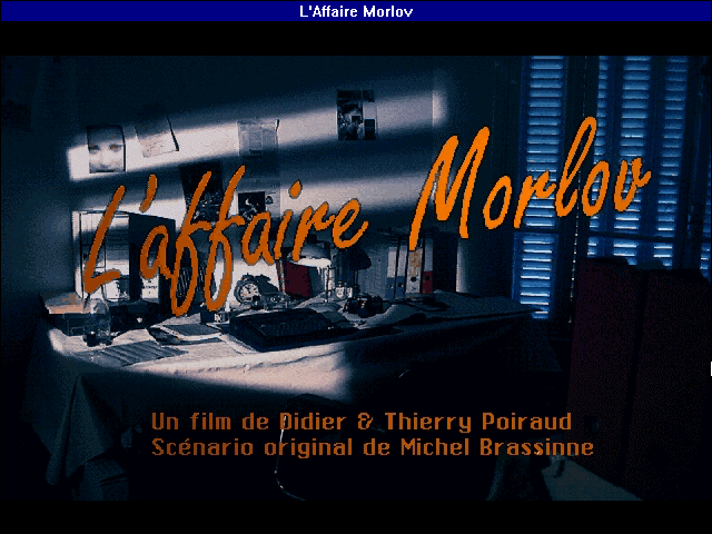 Title screen of L'affaire Morlov