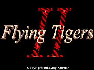 Title screen of Flying Tigers II