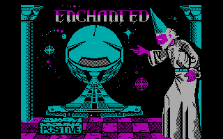 Title screen of Enchanted Pinball