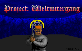 Title screen of Project: Weltuntergang
