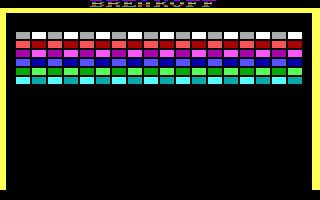 Title screen of Breakoff