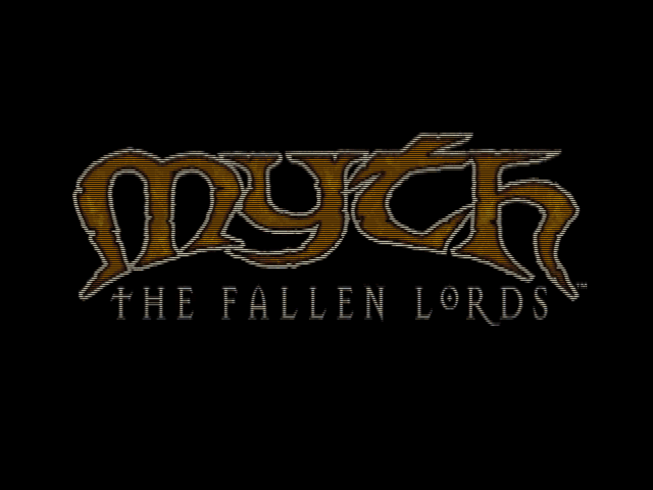 Title screen of Myth: The Fallen Lords