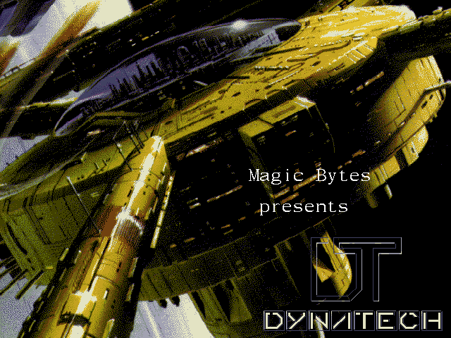 Title screen of Dynatech: 30th Anniversary Edition