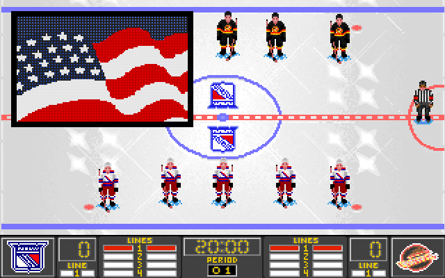 Gameplay of NHL Hockey 95