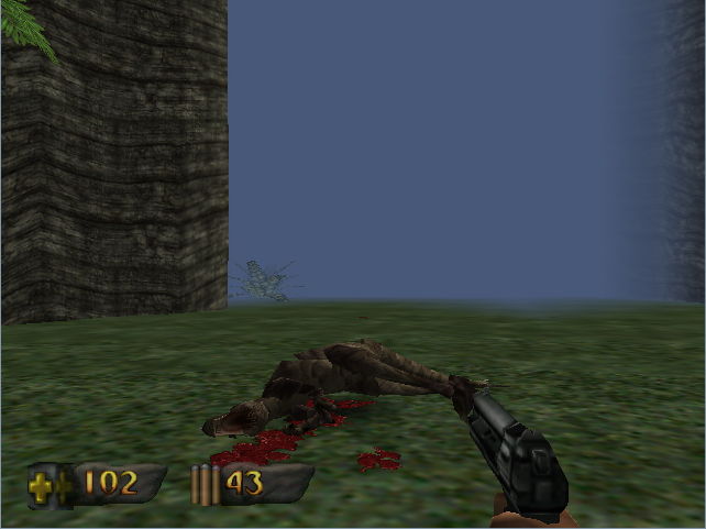 Gameplay of Turok: Dinosaur Hunter