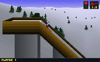 Gameplay of Deluxe Ski Jump