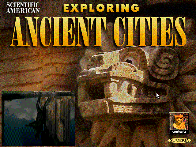 Title screen of Exploring Ancient Cities