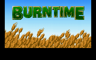 Title screen of Burntime