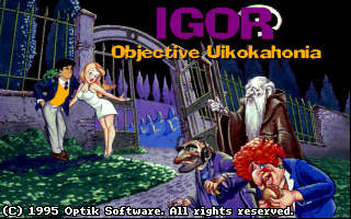 Title screen of Igor: Objective Uikokahonia