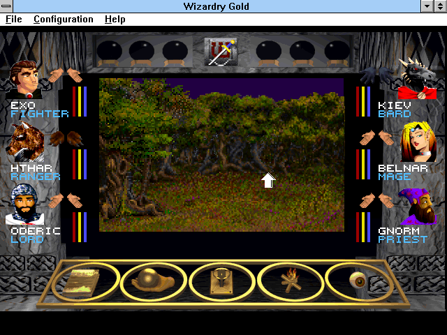 Gameplay of Wizardry Gold