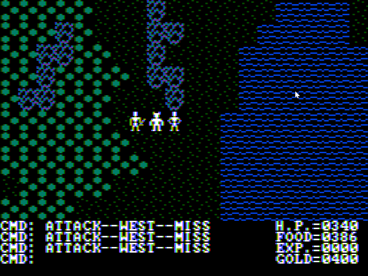 Gameplay of Ultima II: The Revenge of the Enchantress