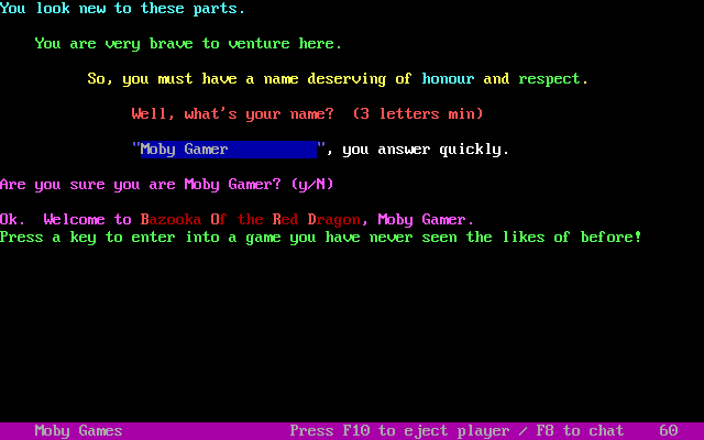Gameplay of Bazooka of the Red Dragon