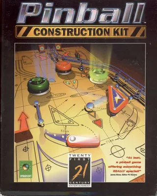 Box front of Pinball Builder: A Construction Kit for Windows, Europe