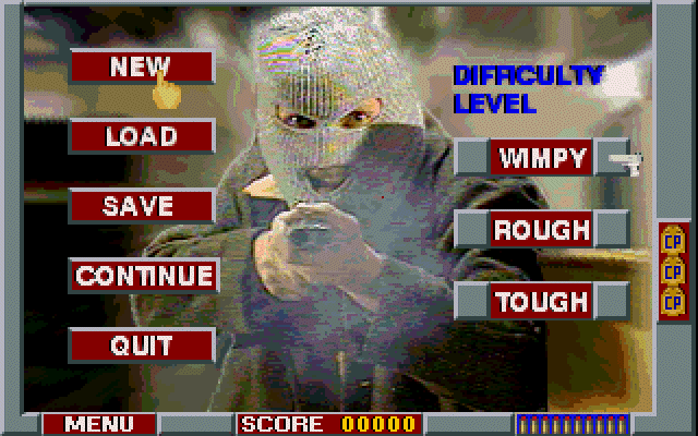 Title screen of Crime Patrol