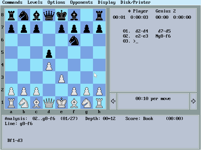 Gameplay of Mephisto Genius 2.0