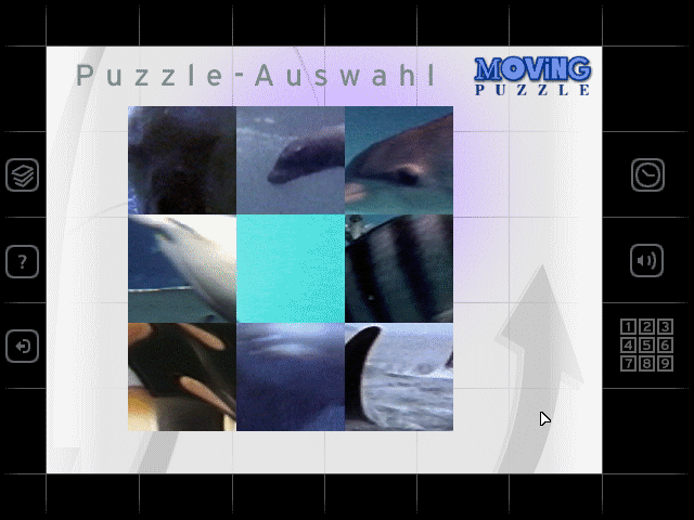 Gameplay of Moving Puzzle: Sea World