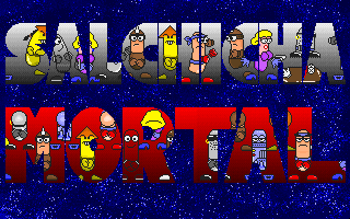 Title screen of Salchicha Mortal