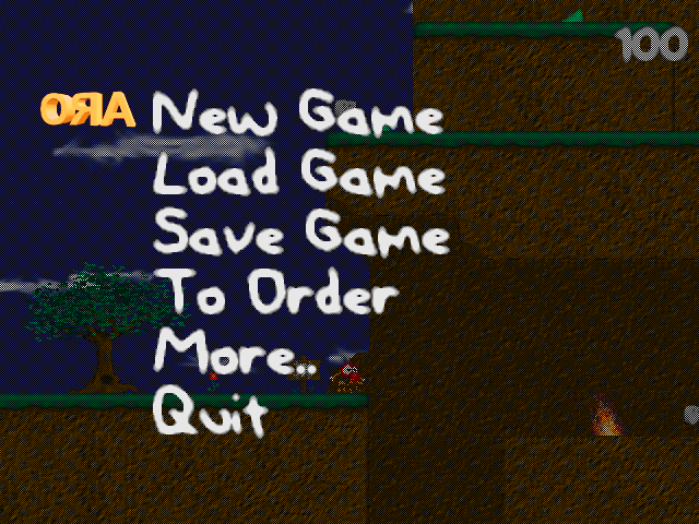 Title screen of Aro II