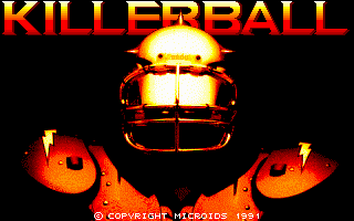 Title screen of Killerball