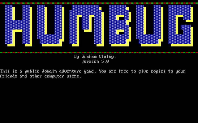 Title screen of Humbug