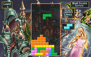 Gameplay of Tetris Classic