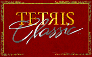 Title screen of Tetris Classic
