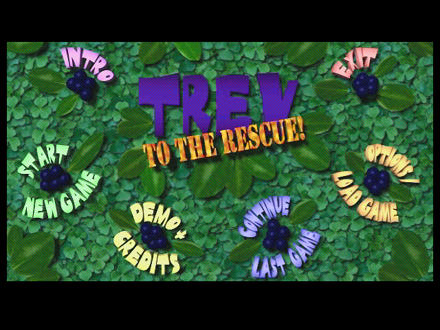 Title screen of Trev to the Rescue!