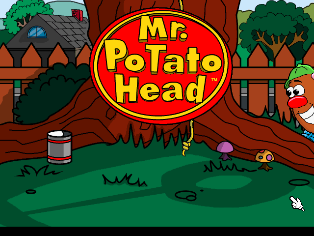 Title screen of Mr. Potato Head Activity Pack