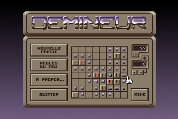 Gameplay of Demineur