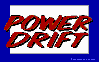 Title screen of Power Drift