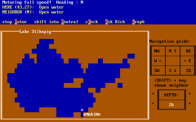 Gameplay of Rich Tauber's Bass Champ
