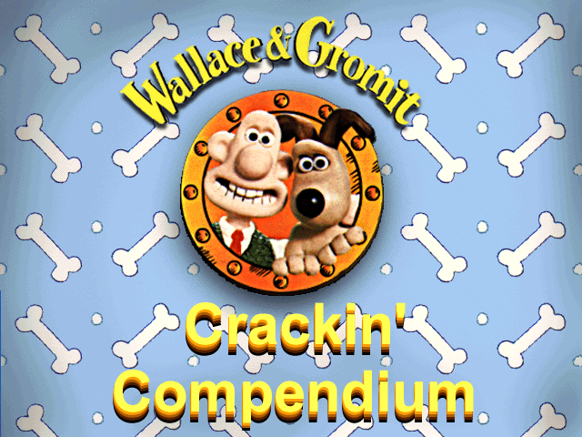 Title screen of Wallace & Gromit Fun Pack