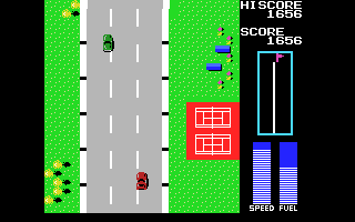 Gameplay of Road Fighter