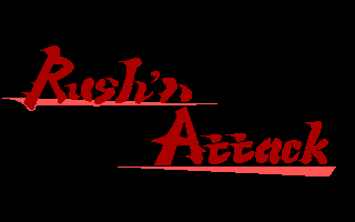 Title screen of Rush'n Attack