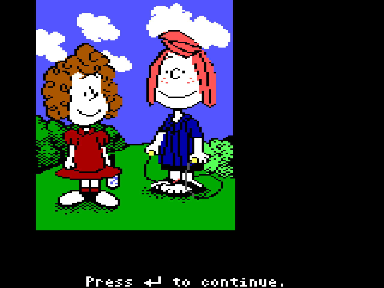 Gameplay of Peanuts Picture Puzzlers