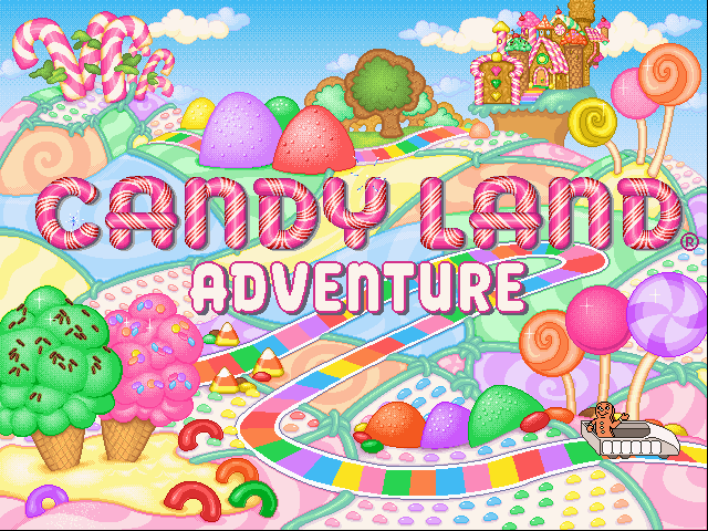 Title screen of Candy Land Adventure