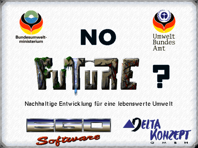 Title screen of No Future?