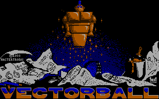 Title screen of Vectorball