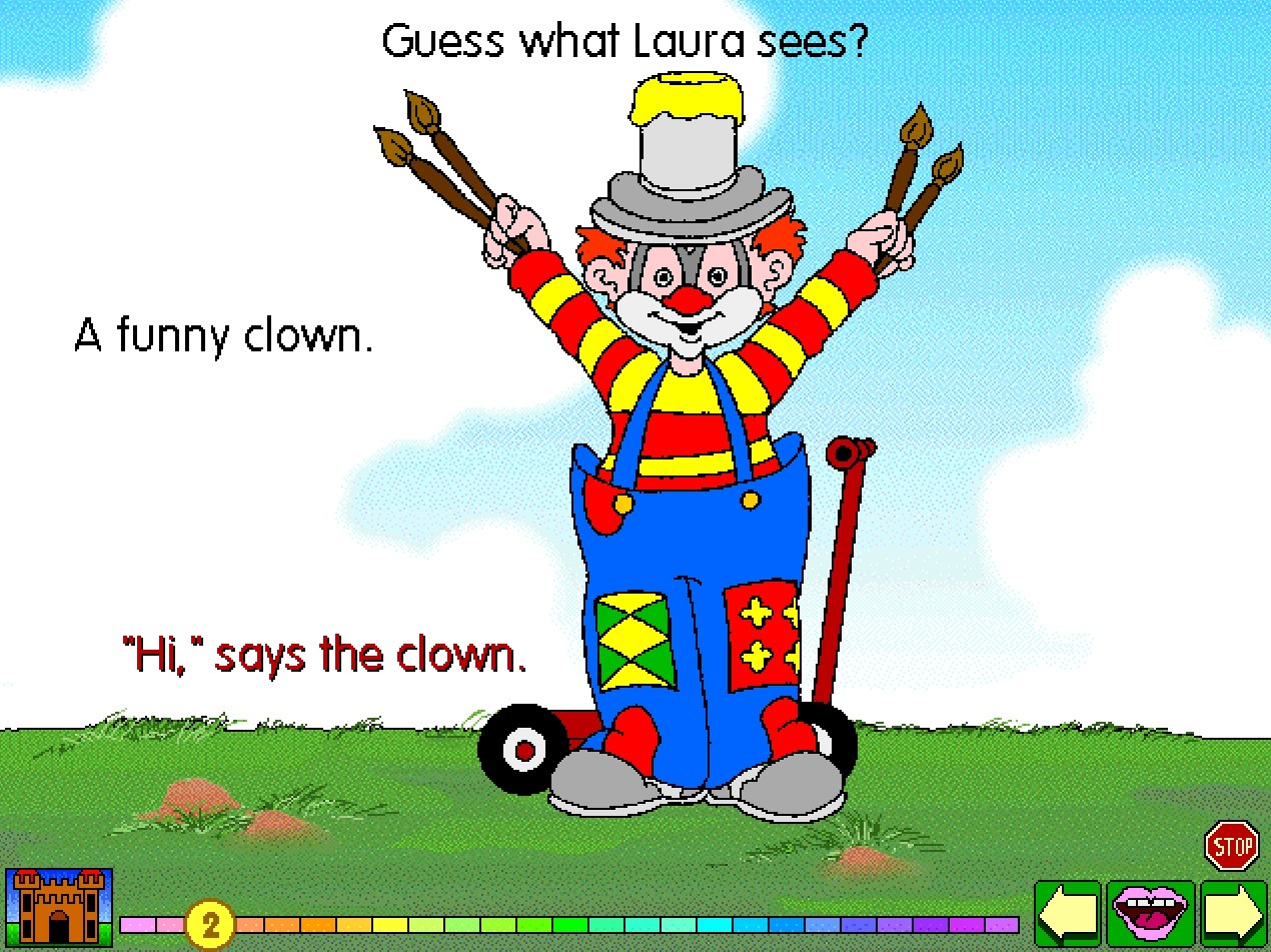 Gameplay of A Color Clown Comes to Town