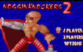 Title screen of Nogginknockers 2