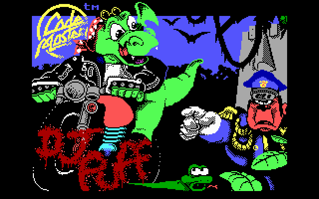 Title screen of DJ Puff