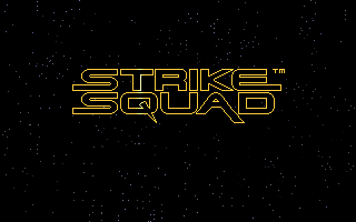 Title screen of Strike Squad
