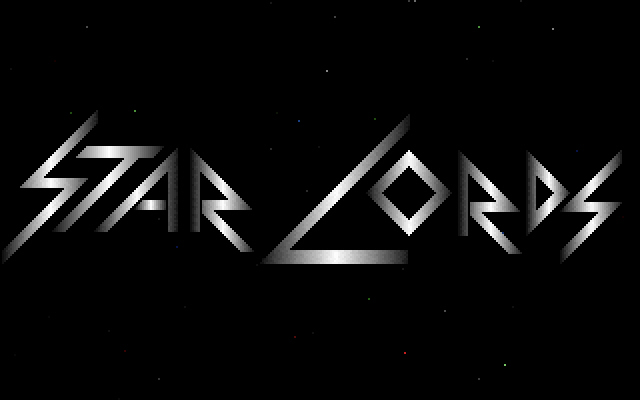 Title screen of Star Lords