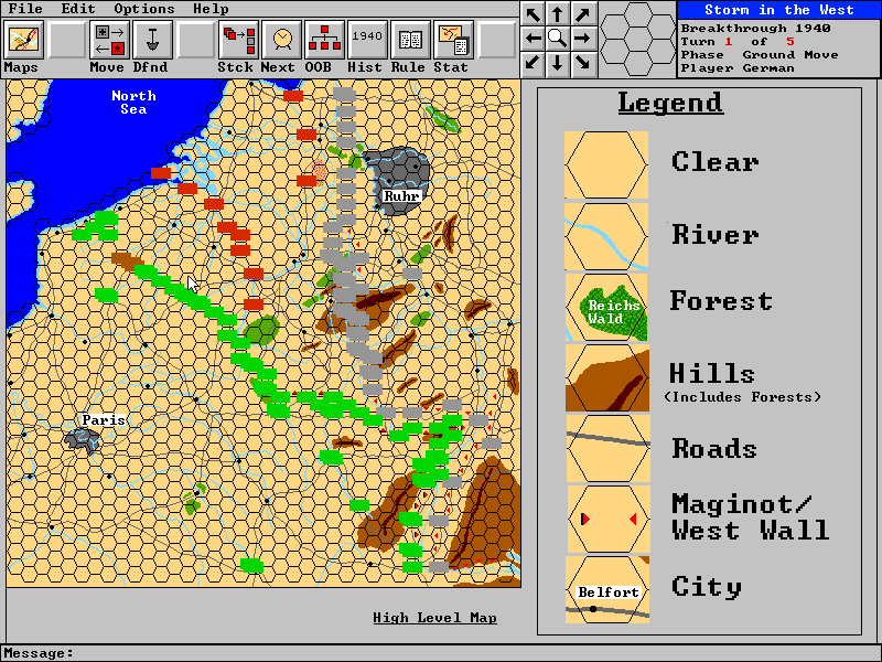 Gameplay of Storm in the West
